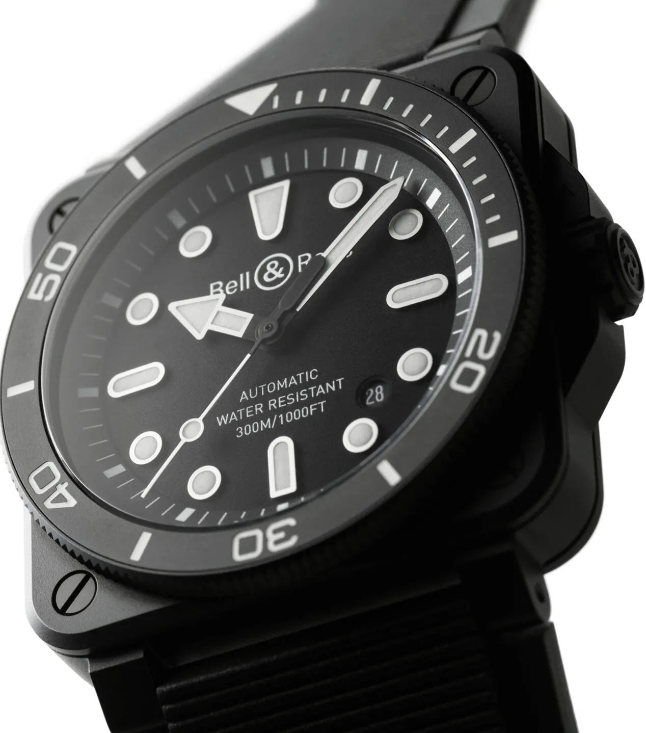 BR 03 DIVER BLACK MATTE CERAMIC