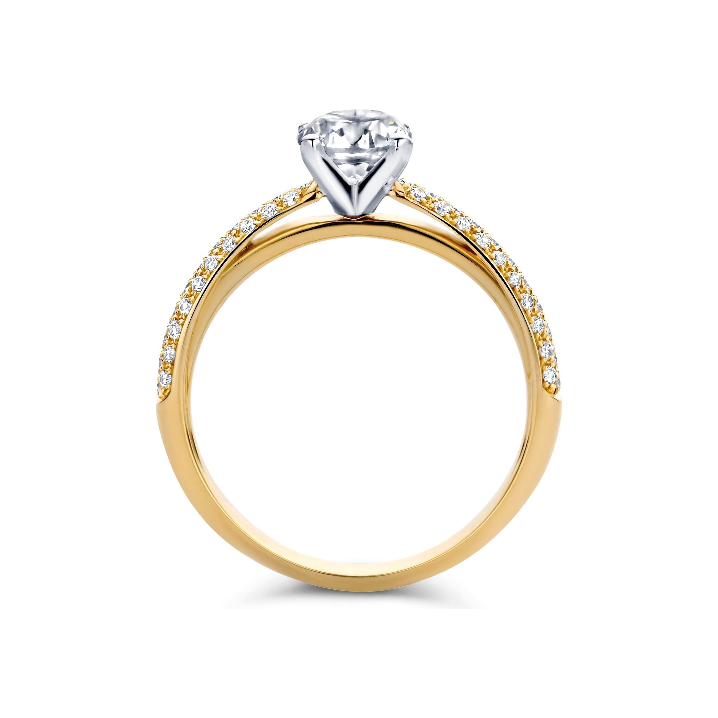 Brunott Signature ring R6004 Pavé XLarge W/SI