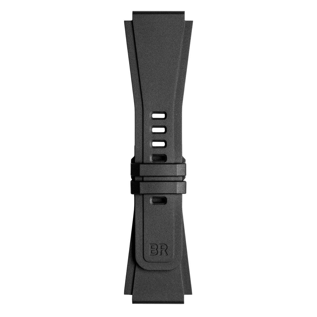 BR 03 (⌀ 41 MM) BLACK RUBBER STRAP (Buckle sold separately) - Brunott Juwelier
