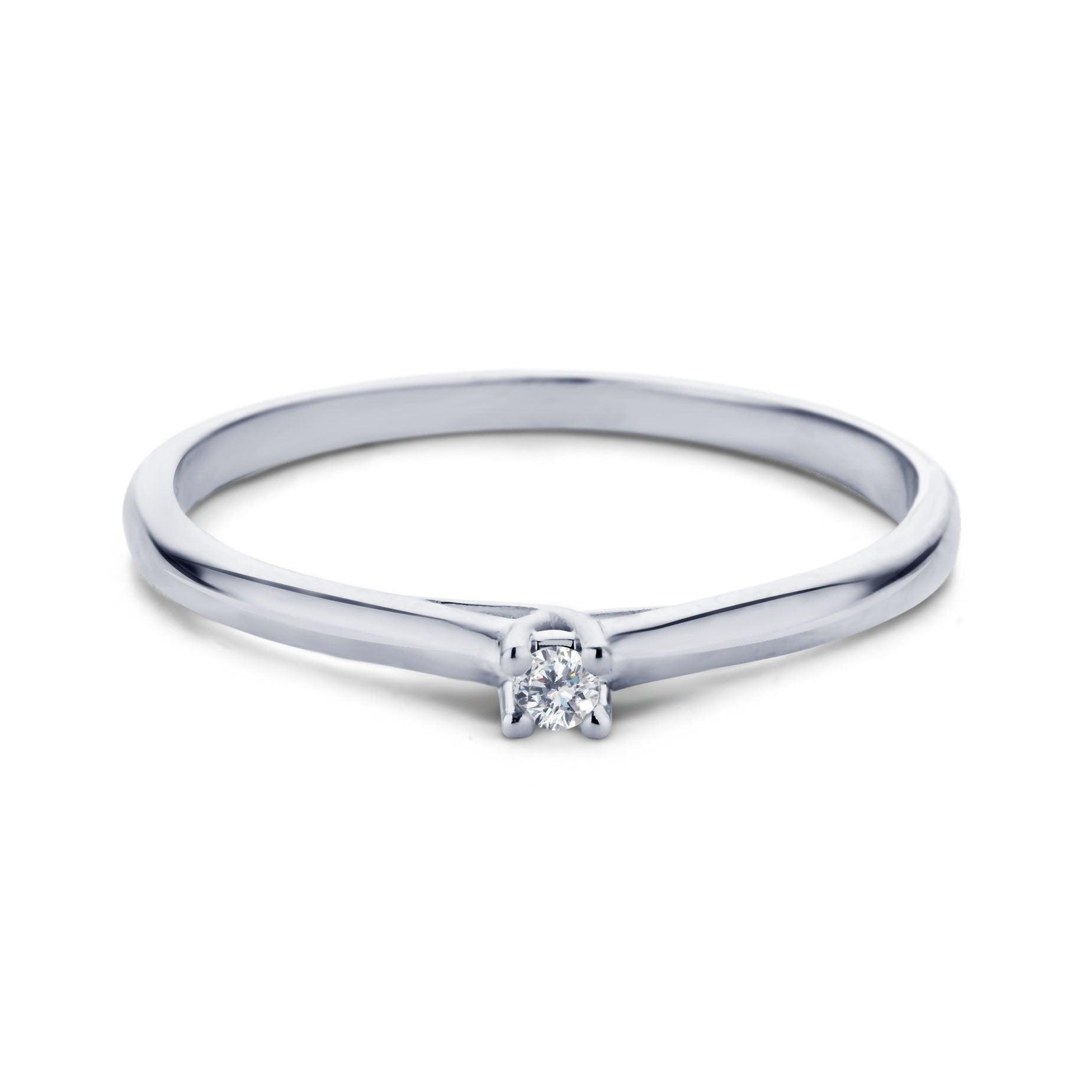 RING 'ALLERLIEFSTE' NOOR MET DIAMANT