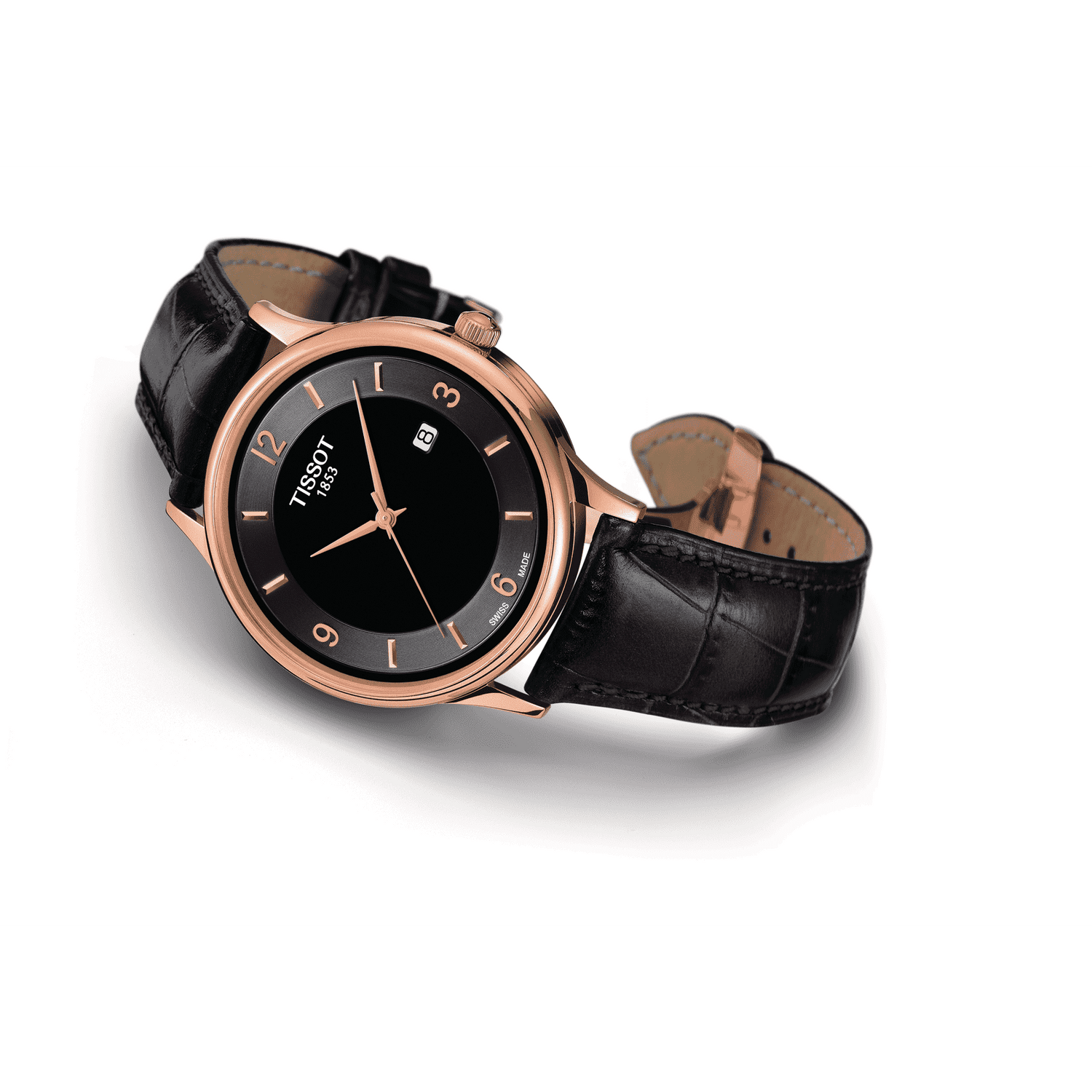 Tissot rose sales dream 18k gold