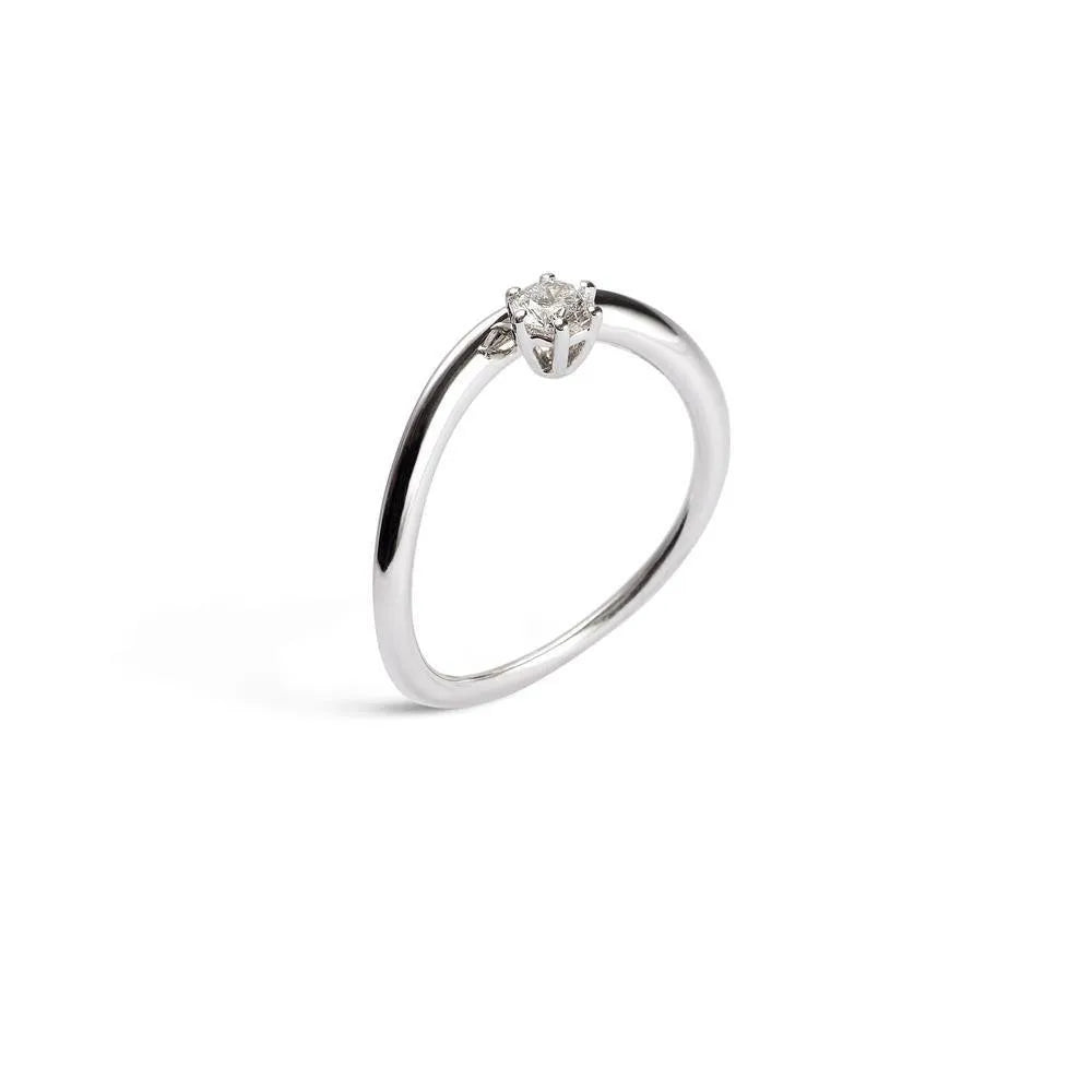 Alfieri & St John Ring met Diamanten - 18Krt. Witgoud