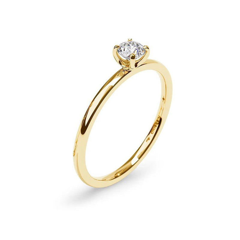 Amatis Fine C ring - 18k Geelgoud