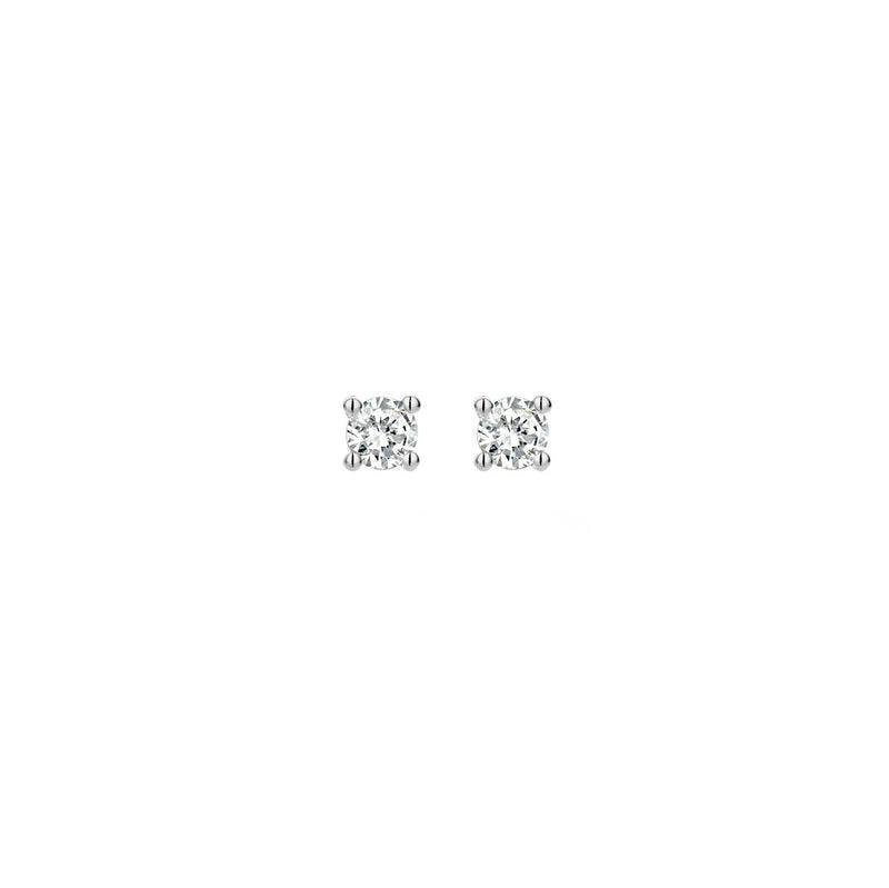 BLUSH DIAMONDS OORBELLEN 7602WDI - 14 K WITGOUD - Brunott Juwelier