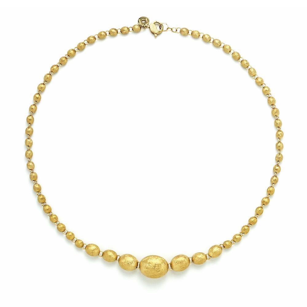 DANCING "ÉLITE" GOLD BOULES NECKLACE