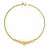 DANCING "ÉLITE" GOLD BOULES NECKLACE